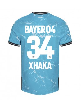 Bayer Leverkusen Granit Xhaka #34 Ausweichtrikot 2023-24 Kurzarm